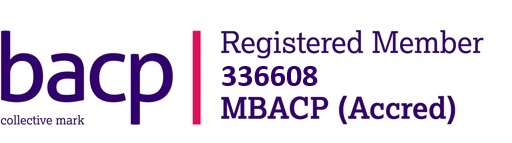 Tracy Newman BACP registered member number 336608 and accreditation logo